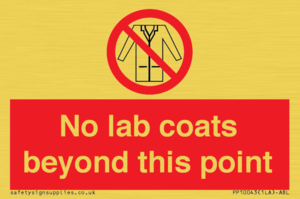 No lab coats beyond this point